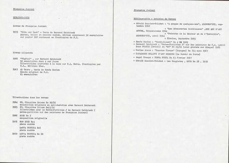 12-31.10.1973 FRANCOISE JANICOT — Sheet 1