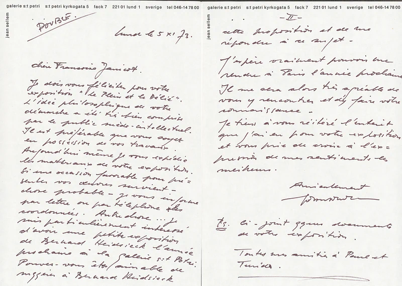 12-31.10.1973 FRANCOISE JANICOT — Sheet 1