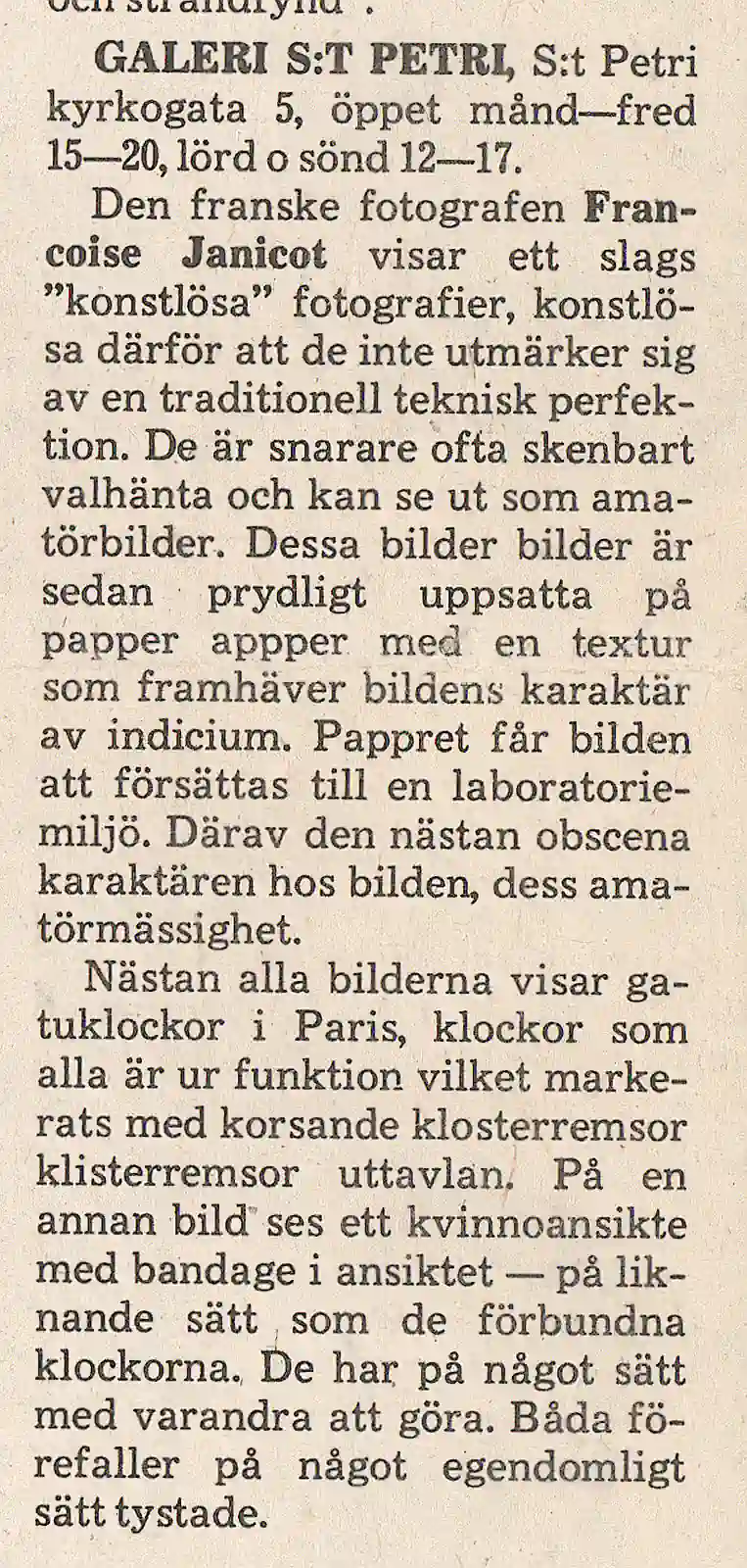 12-31.10.1973 FRANCOISE JANICOT — Sheet 1