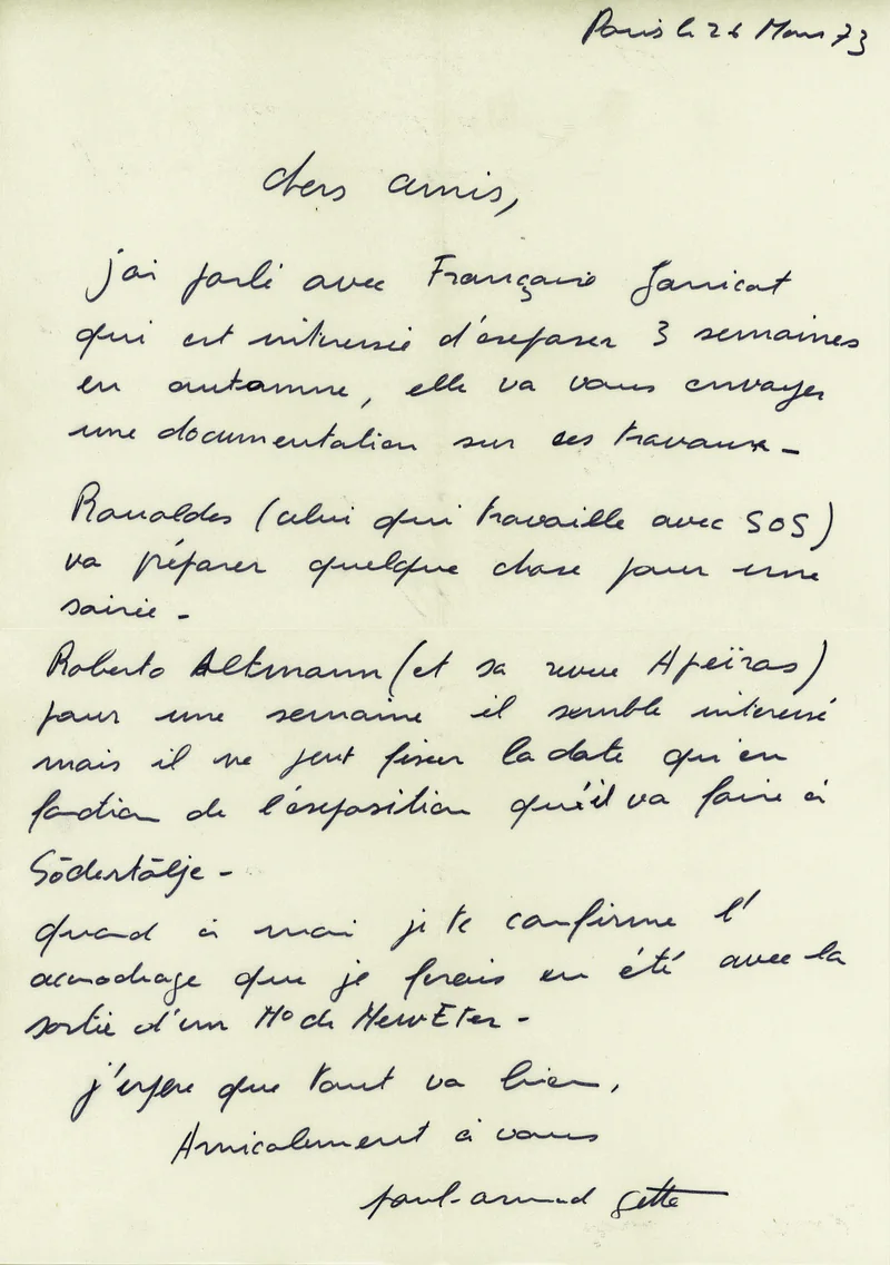 23.08.1973 NEW ETER LA CAMPAGNE