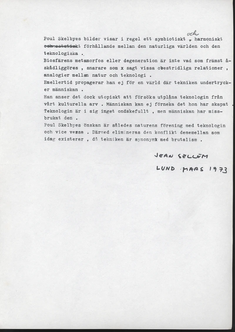 09- 28.03.1973 POUL SKELBYE — Sheet 1