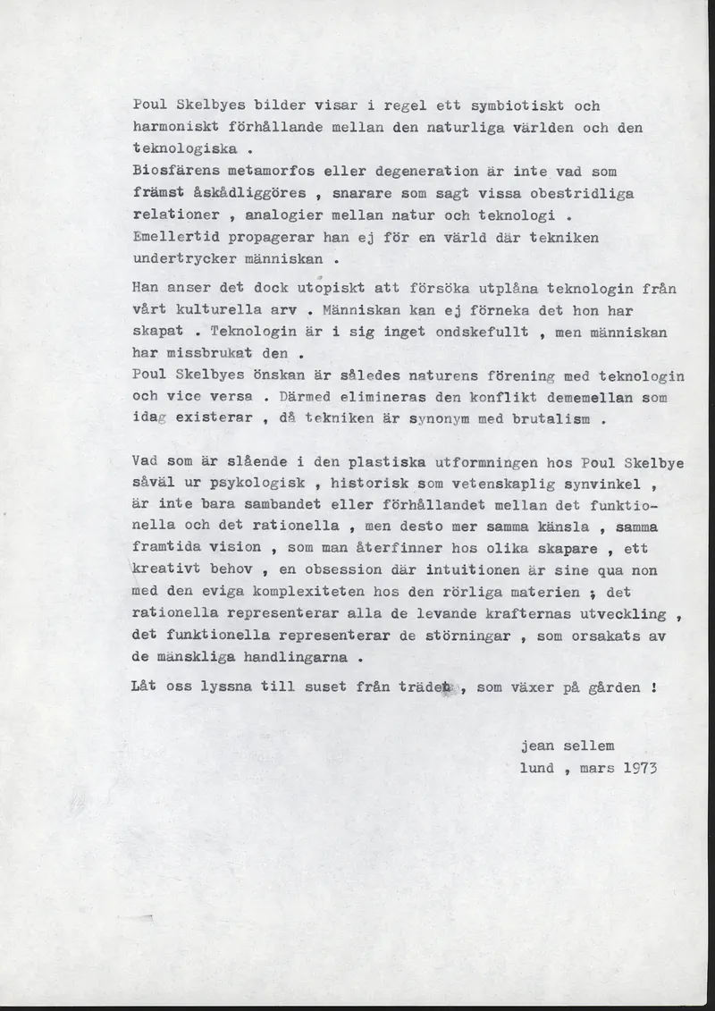 09- 28.03.1973 POUL SKELBYE — Sheet 1