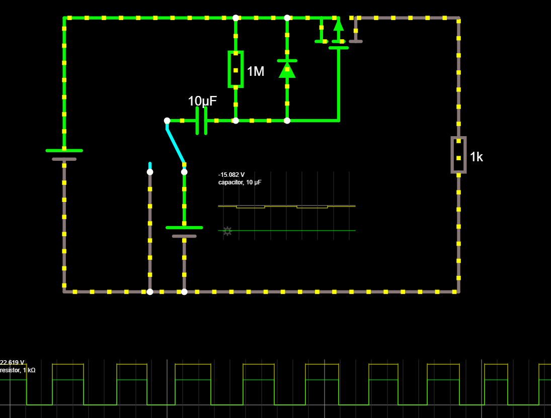 Falstad circuit simulator