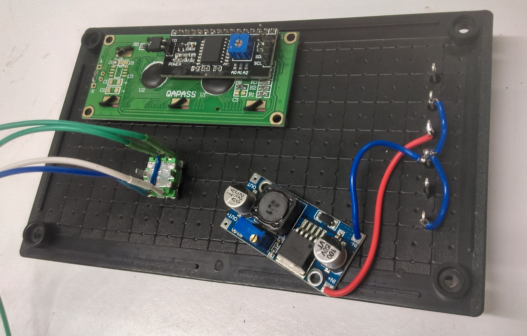 Layout of front panel