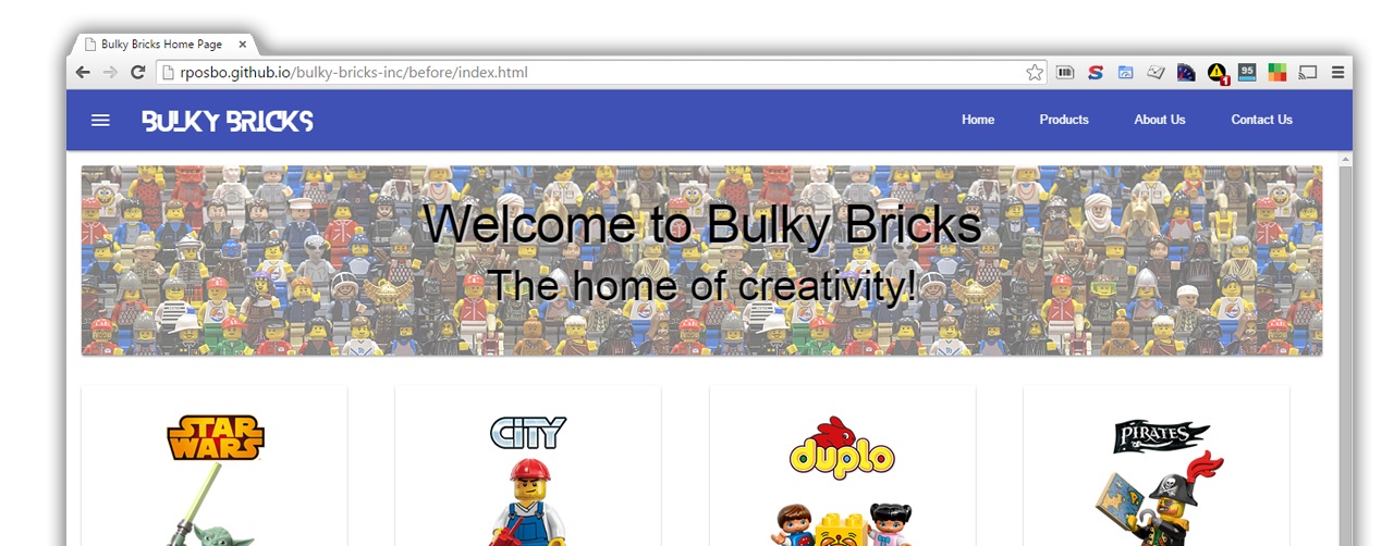 Bulky Bricks Site