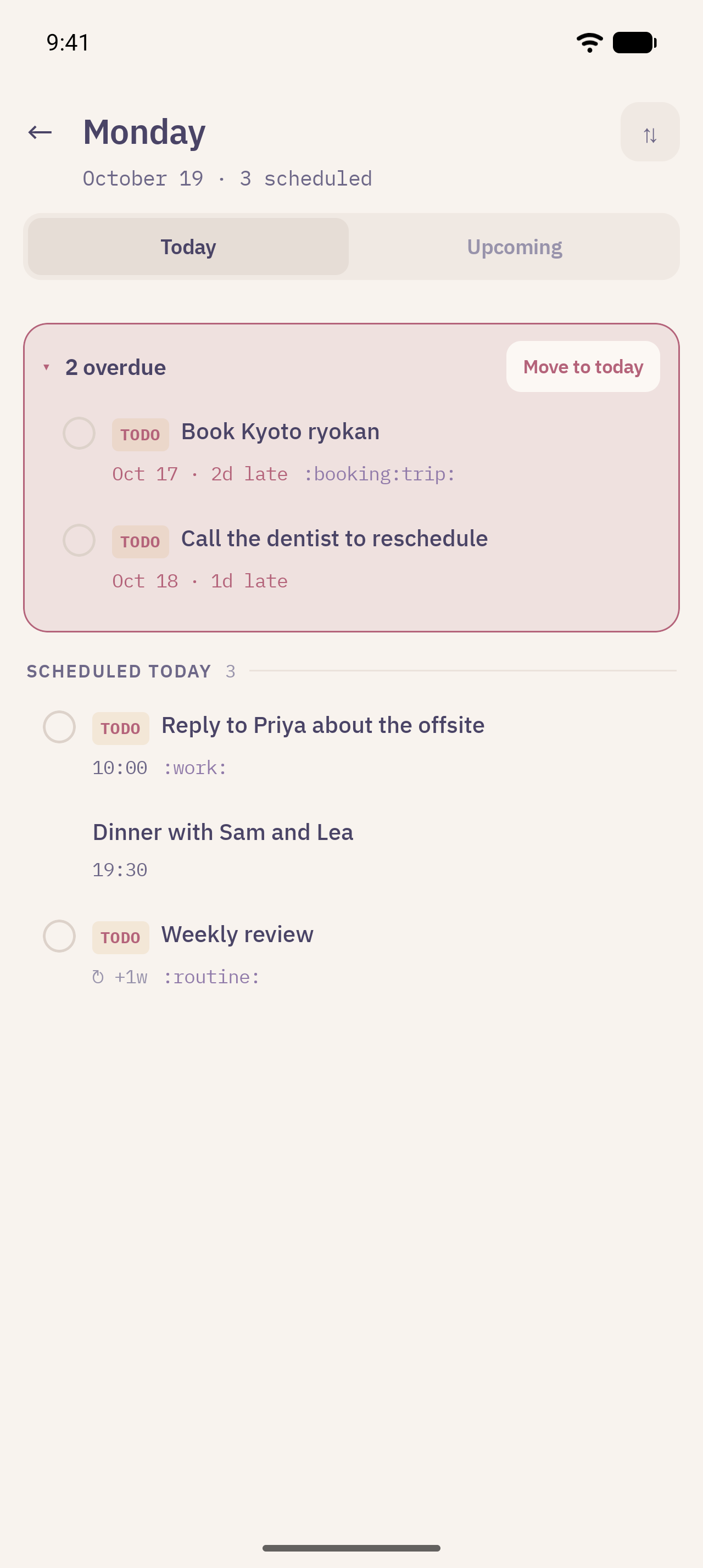 Agenda