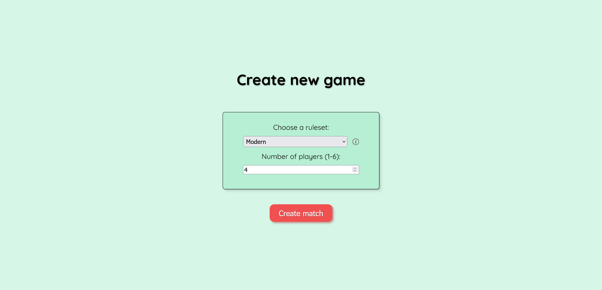 Create game