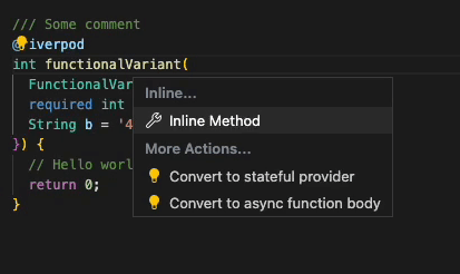 Convert provider to class variant sample
