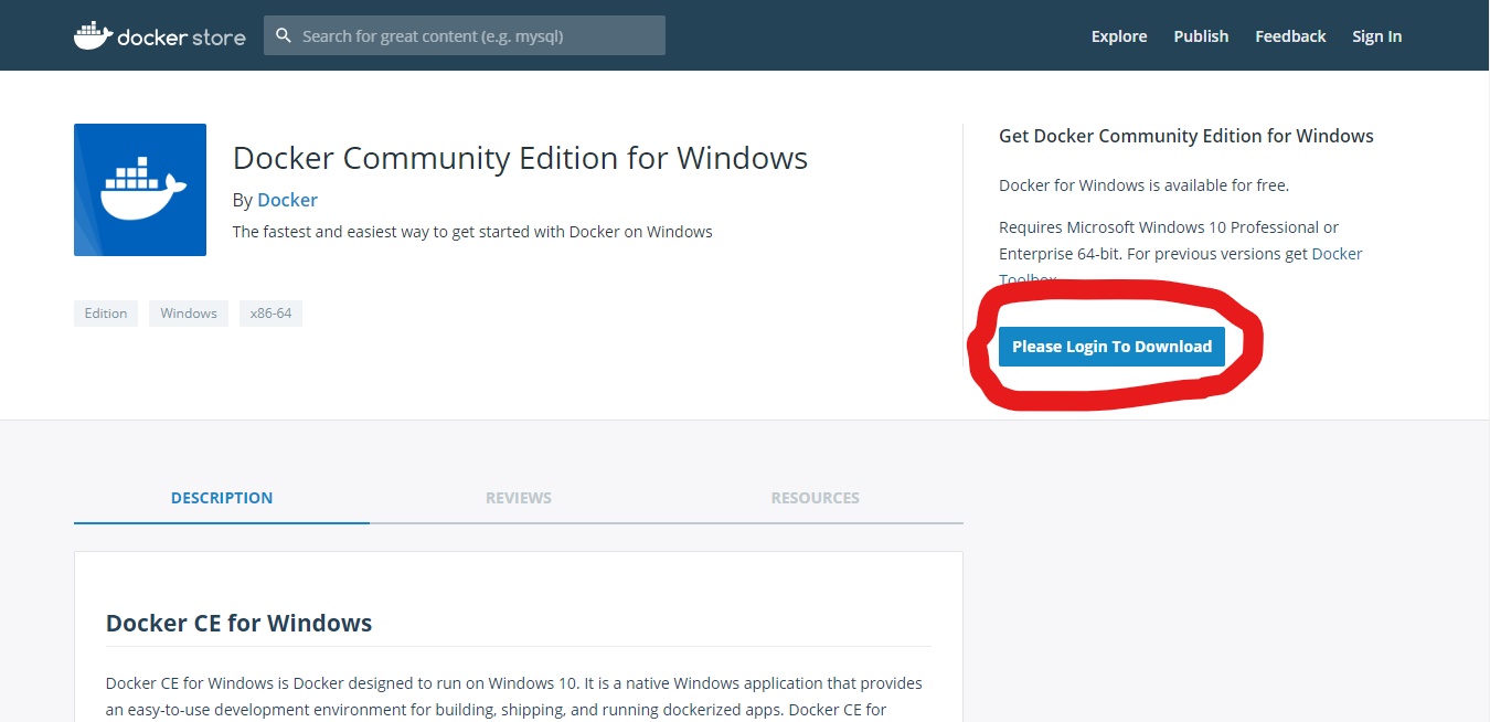 Docker for Windows