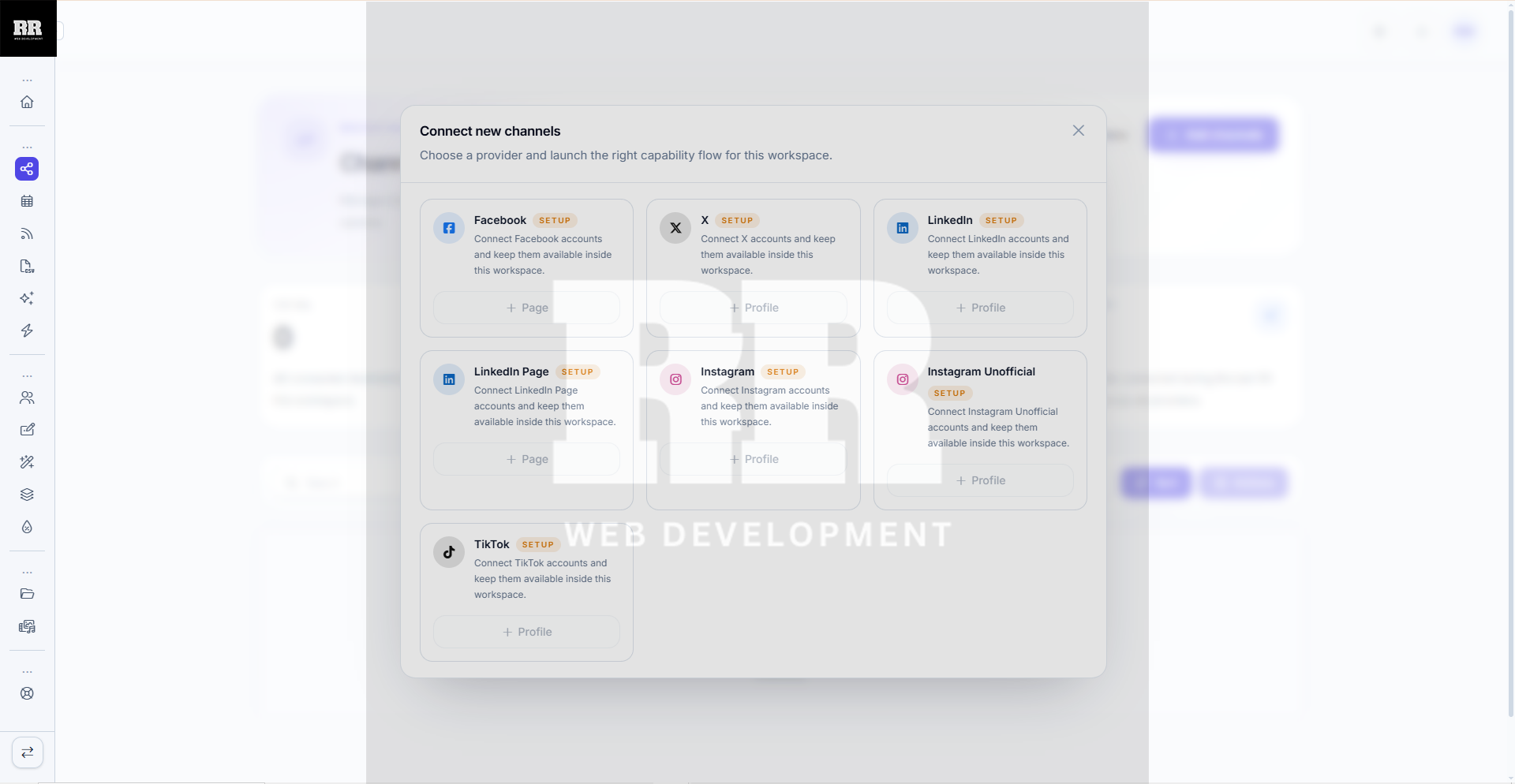 RR Web Development Internal SMM