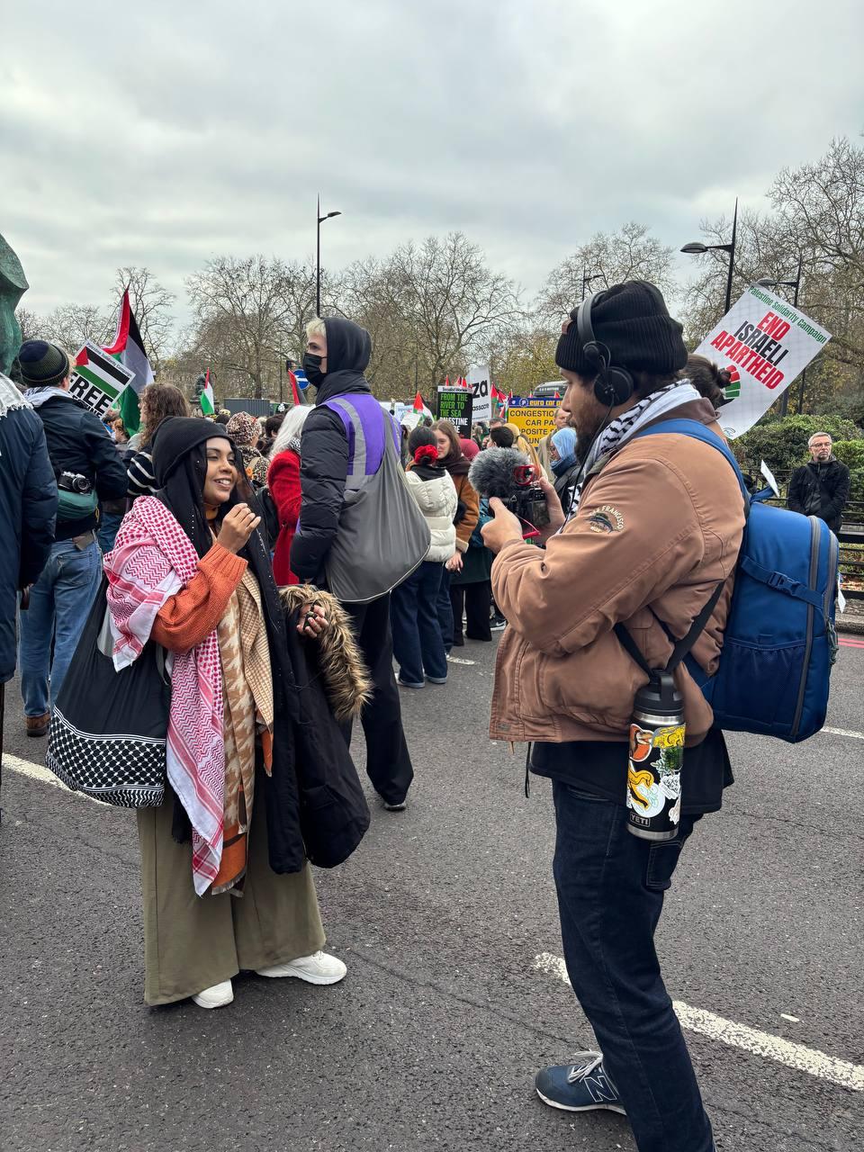 Visual materials from Echoes of Gaza’s early organizing
