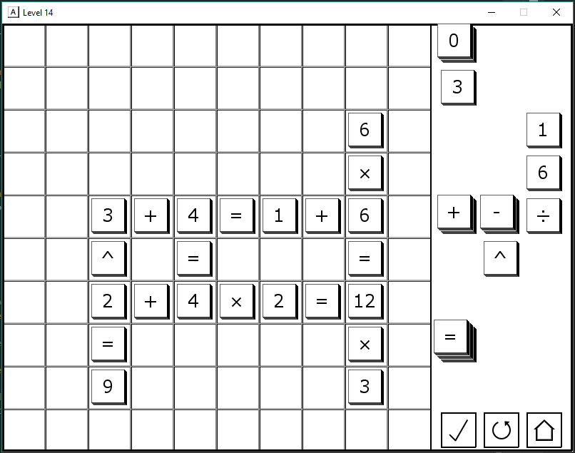 Level 14 Partial Solution