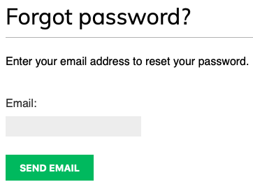 Forgot password