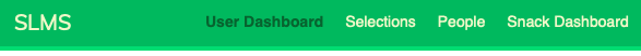 Snack Dashboard Nav
