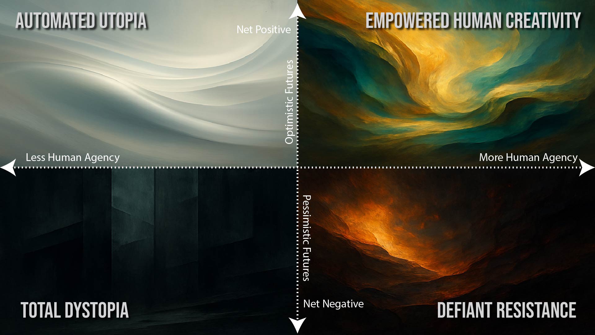 AI Futures Quadrant Map
