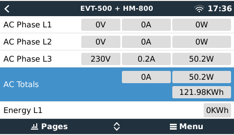 SmartMeter - Values