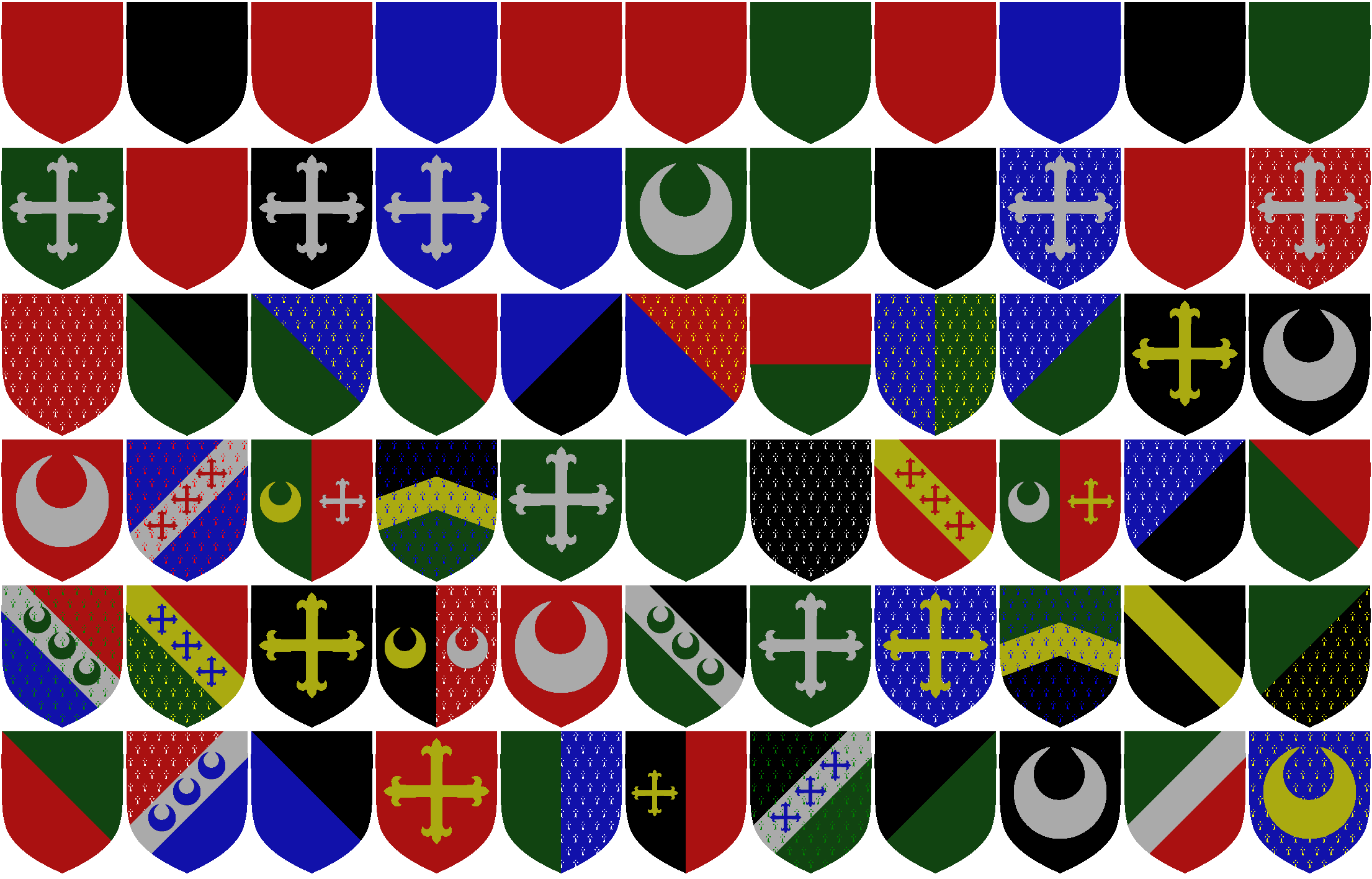 Finally Found Time To Write Up A Quick Procedural Coat Of Arms Generator Proceduralgeneration