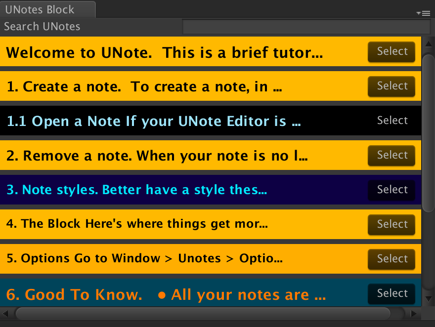 UNotes Browse Notes