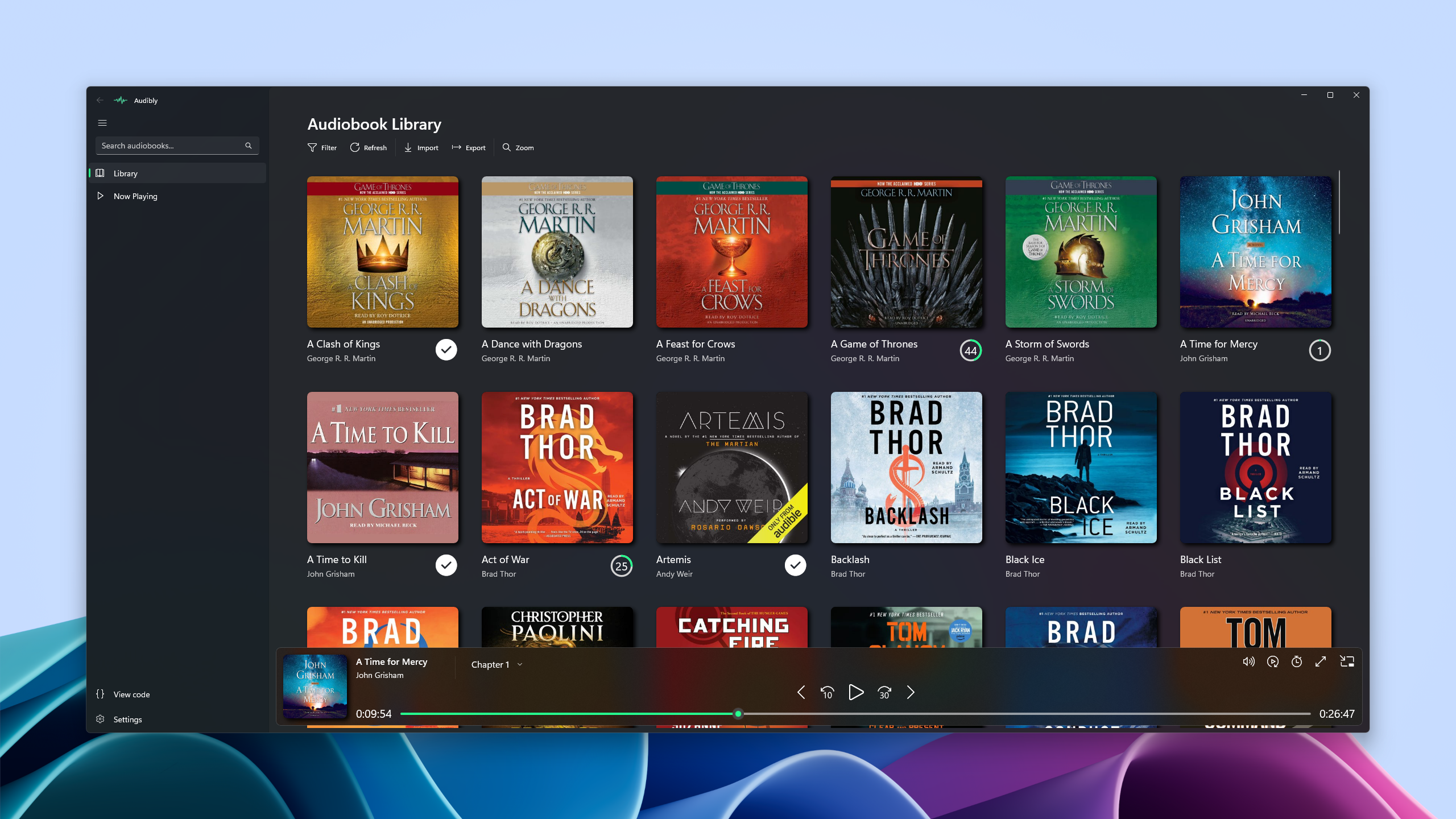 Audibly — Audiobook Player screenshot