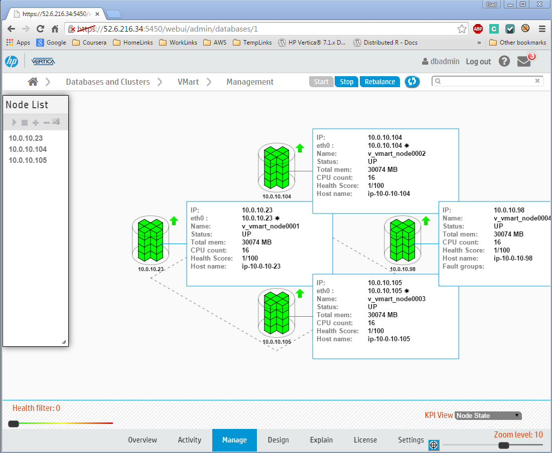 Expanded 4 Node cluster