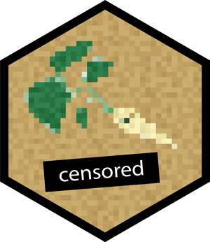 Logo for censored