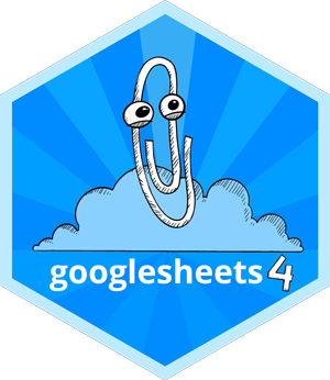 Logo for googlesheets4