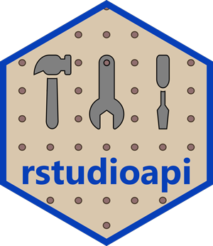 Logo for rstudioapi