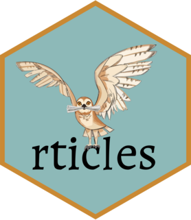Logo for rticles