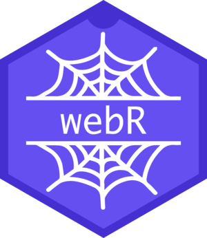 Logo for webr