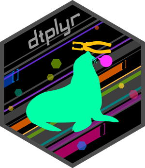 Logo for dtplyr