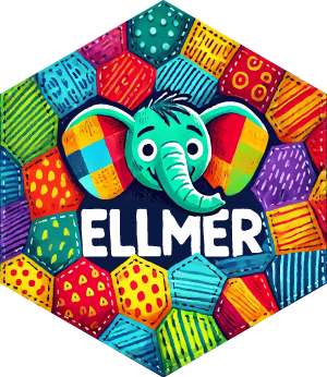 Logo for ellmer