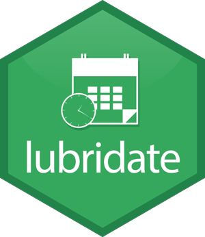 Logo for lubridate