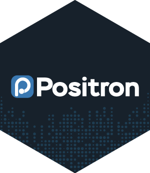 Logo for positron