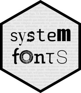 Logo for systemfonts