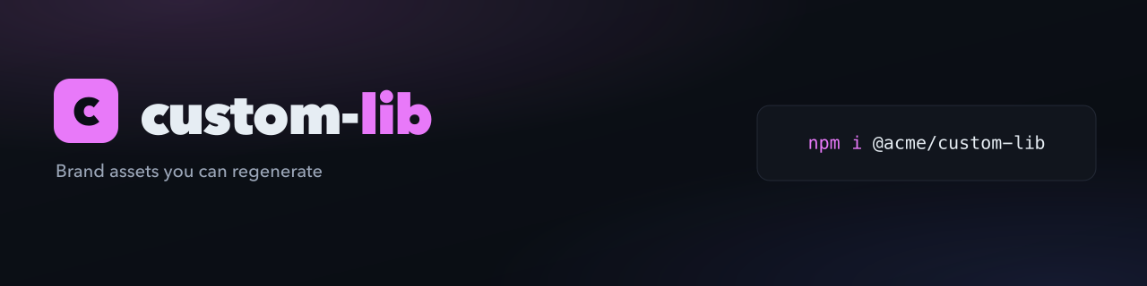 custom banner