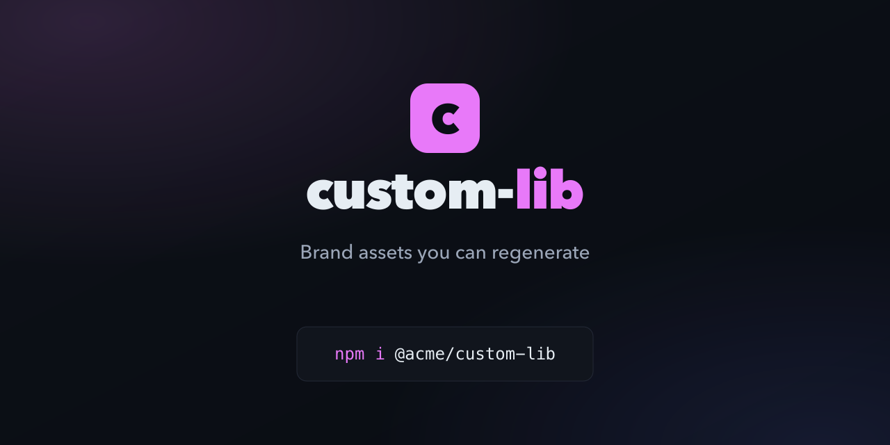 custom social card
