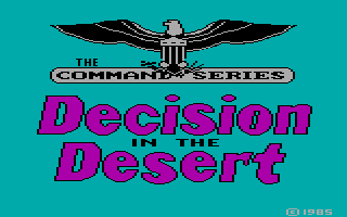 Decision in the Desert