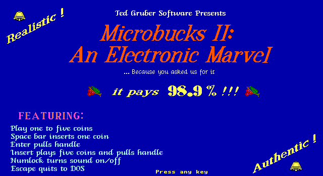 Micro Bucks 2 - An Electronic Marvel