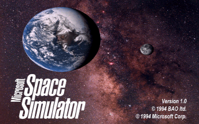 Microsoft Space Simulator