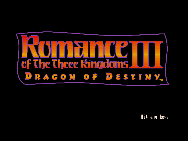 Romance of the Three Kingdoms 3