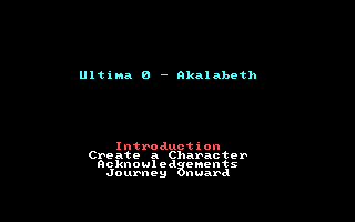 Ultima 0 - Akalabeth