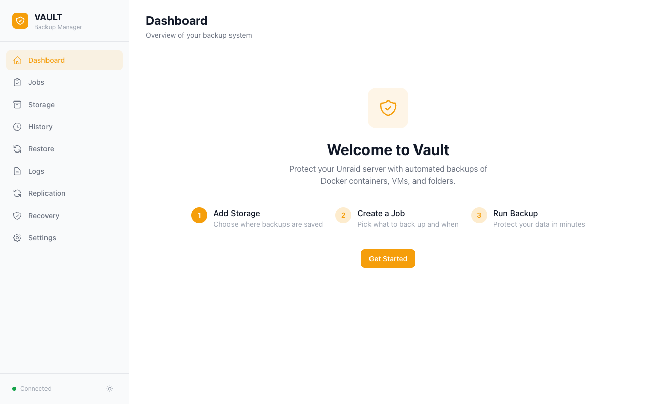 Vault Dashboard