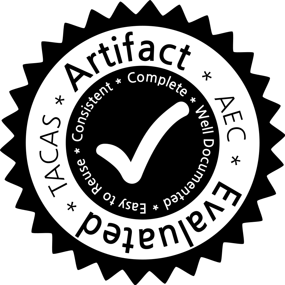 TACAS Artifact Evaluation Badge