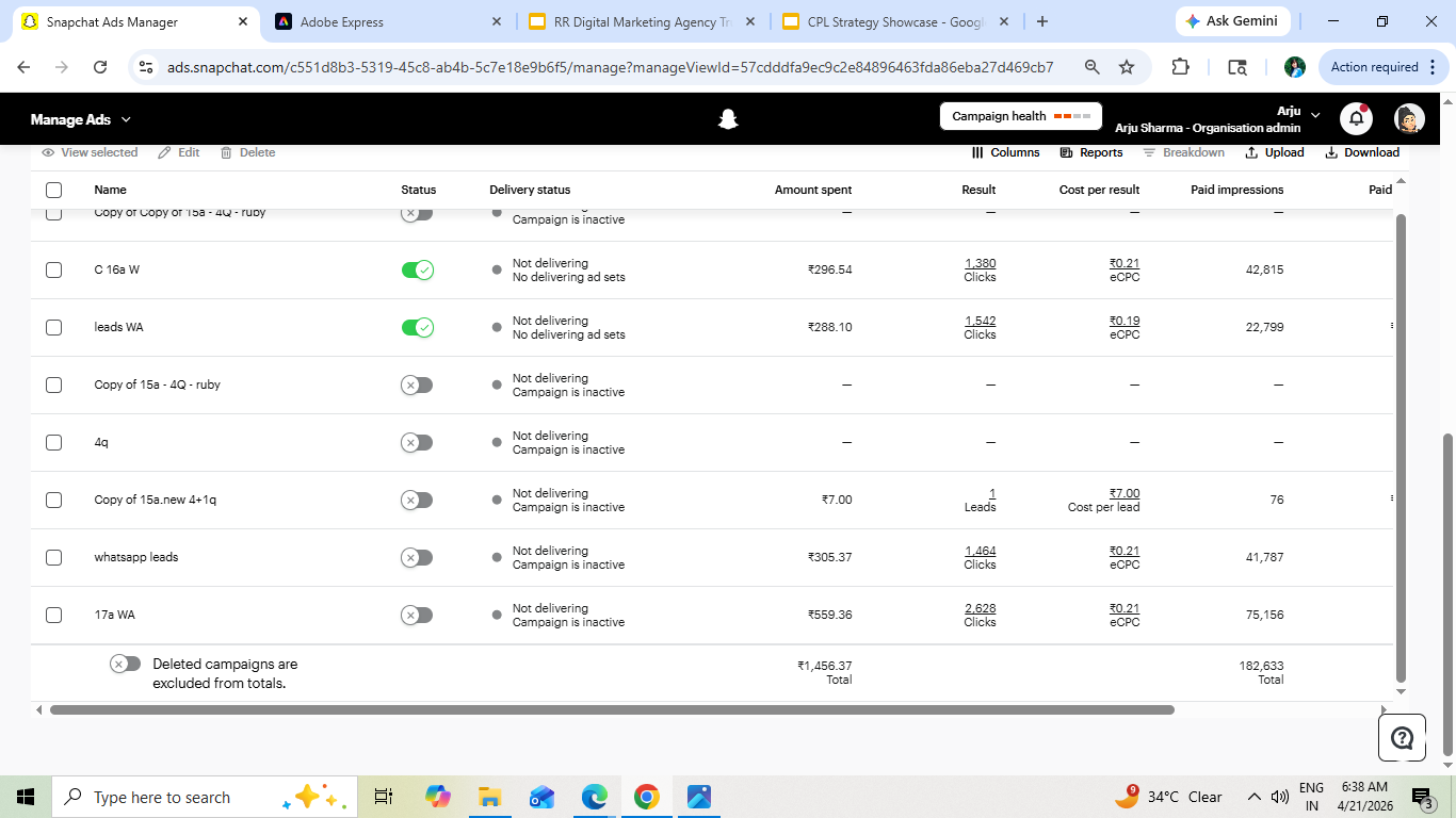 Arju Dashboard
