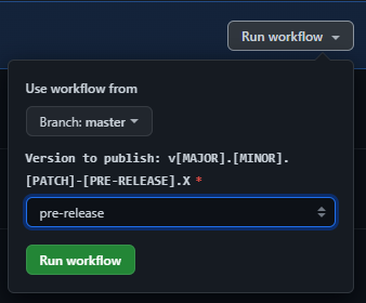Workflow to publish
