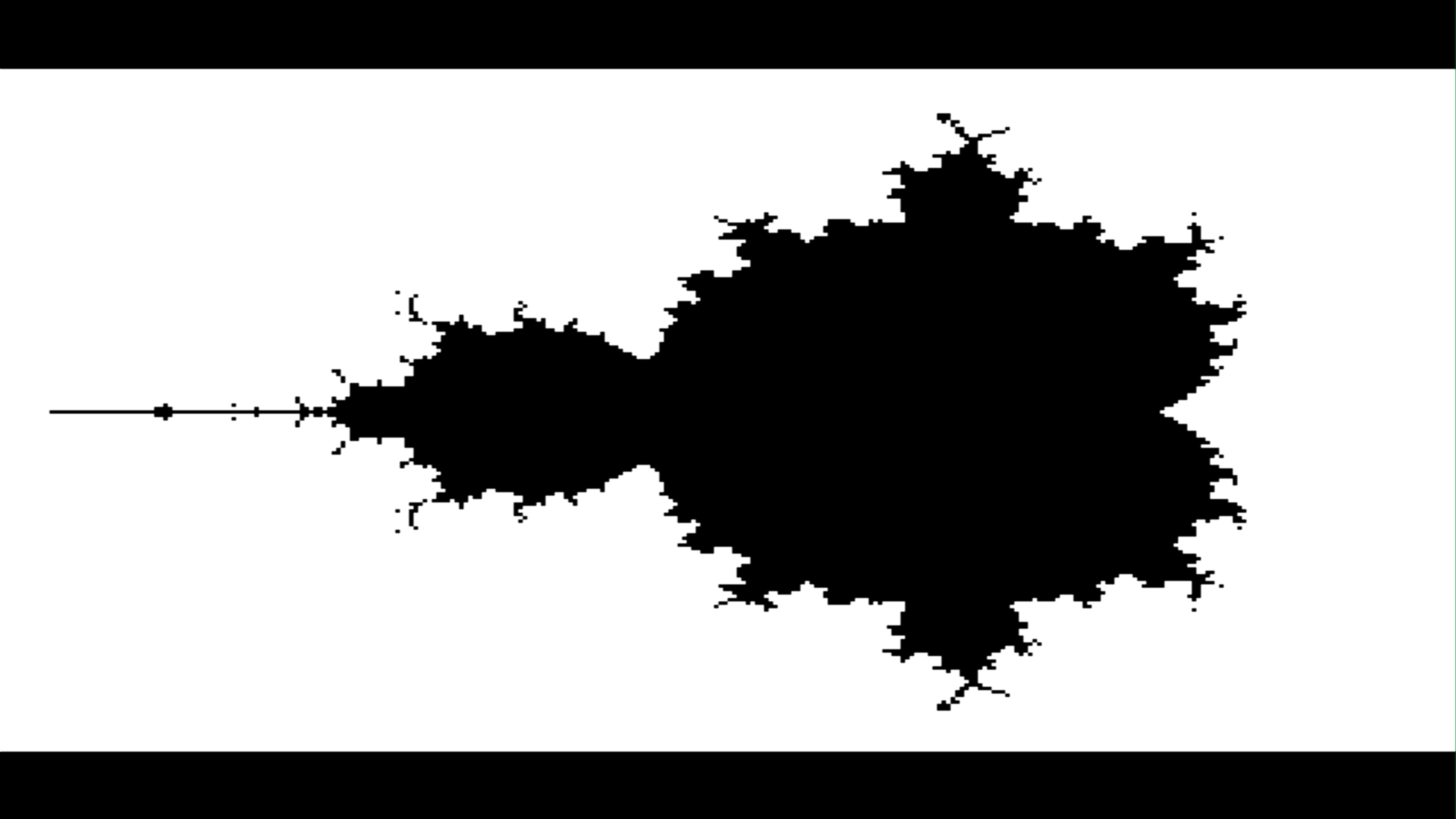 Mandelbrot bitmap mode on FPGA HDMI