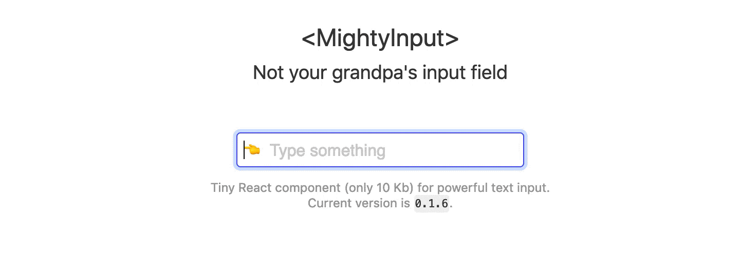 Mighty input example GIF