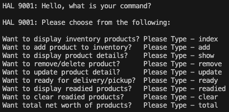 commands