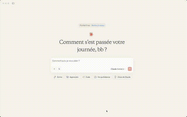 Démonstration en action