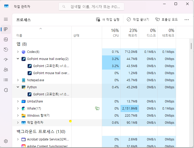 GoPoint v1.0.13 performance